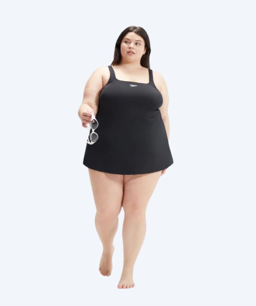 Shop the Speedo Swim Dress Plus Size Swimsuit for Women in Black