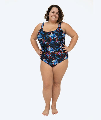 Watery plus size swimsuit for women - Marilla - Arvia Blue