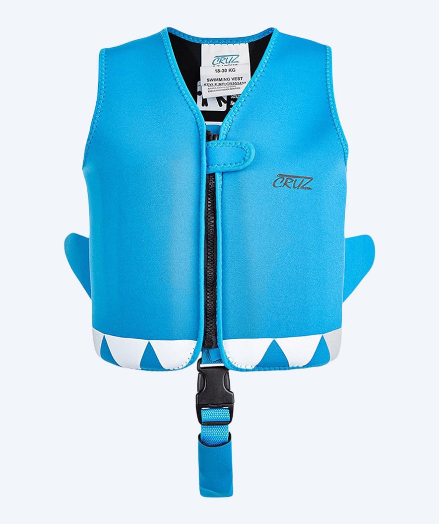 Cruz swim vest for kids - Shark - Blue