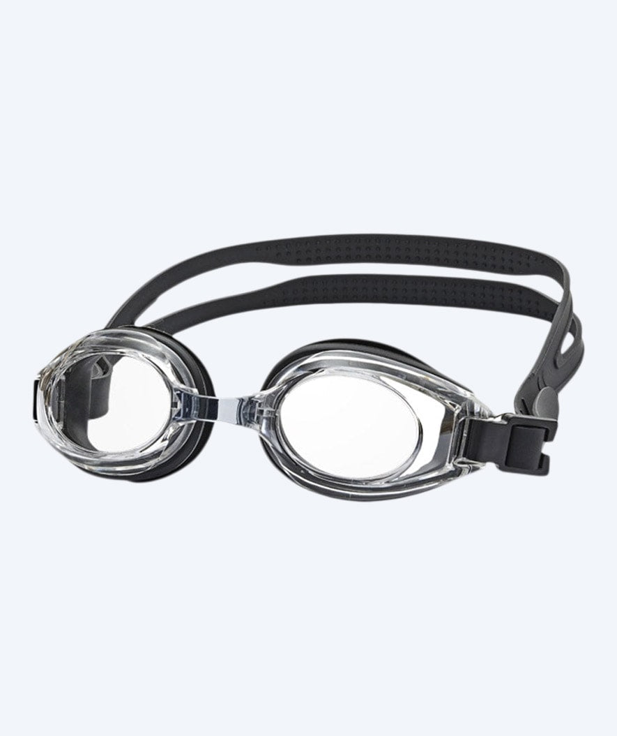 Primotec farsighted prescription swim goggles - (+1.0) til (+8.0) - Black