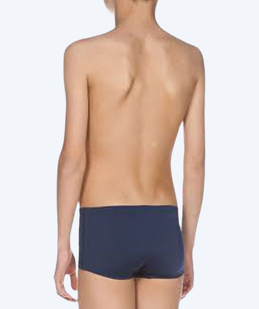 Arena square swim trunks for boys - Solid - Dark blue