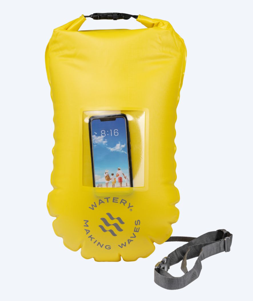 Watery swim buoy - Window PVC 28L - Yellow
