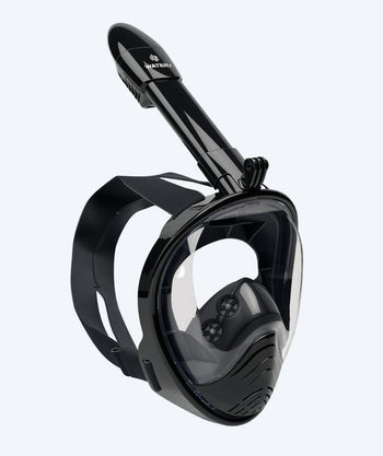 Watery full face diving mask for adults - Oxygen - Black