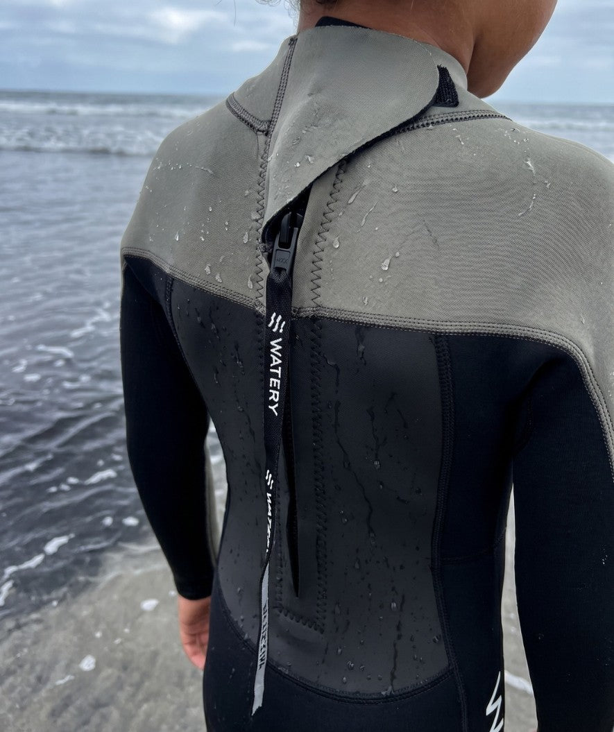 Watery wetsuit for kids - Gecko (3mm) - Dust green