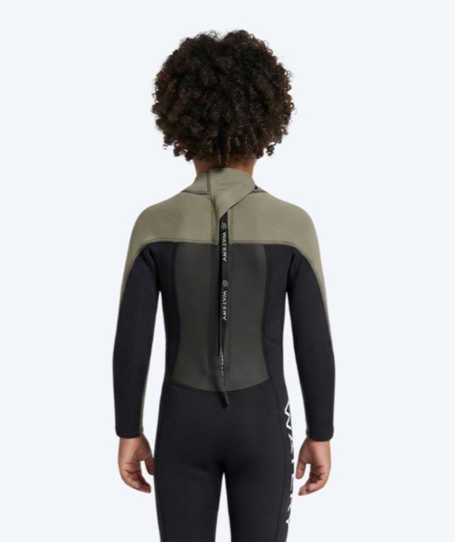 Watery wetsuit for kids - Gecko (3mm) - Dust green