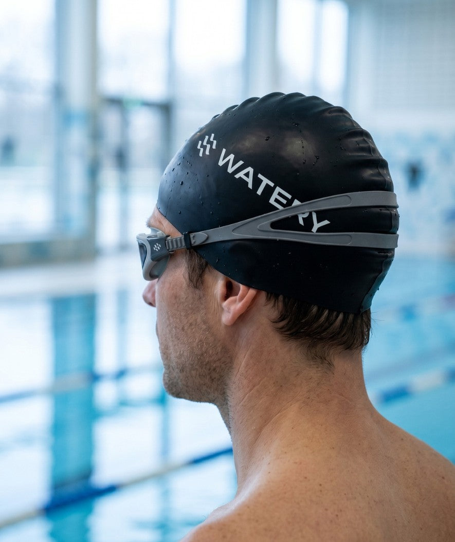 Watery training swimming goggles - Raven Active - Grey (Smoke lens)