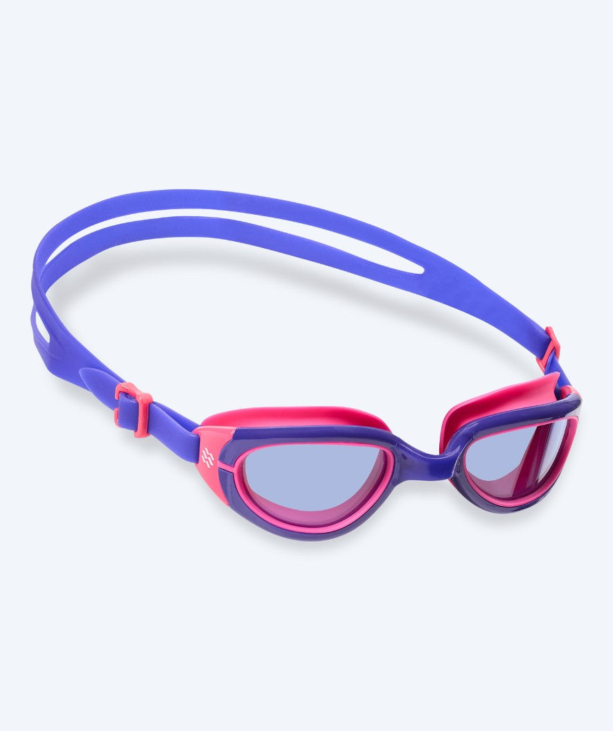 Watery swimming goggles for kids - Wade Active - Purple/pink (Blue lens)