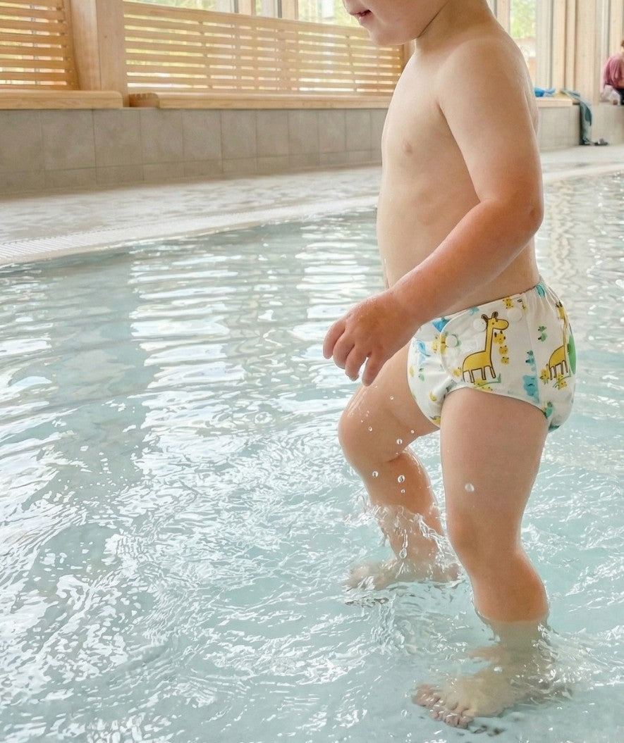 Watery swim diaper - Ondine - White