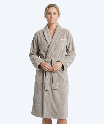 Watery bathrobe for women - Mariana - Grey