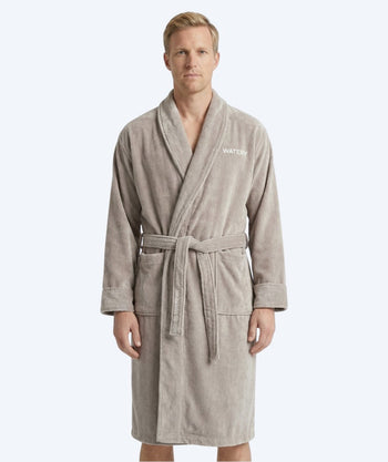 Watery bathrobe for men - Mariana - Gray