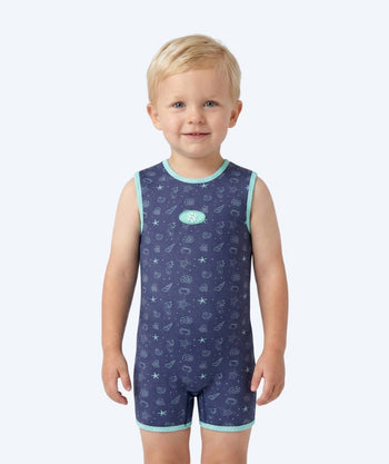 Watery wetsuit for kids - Baia Wrap - Atlantic Turquoise