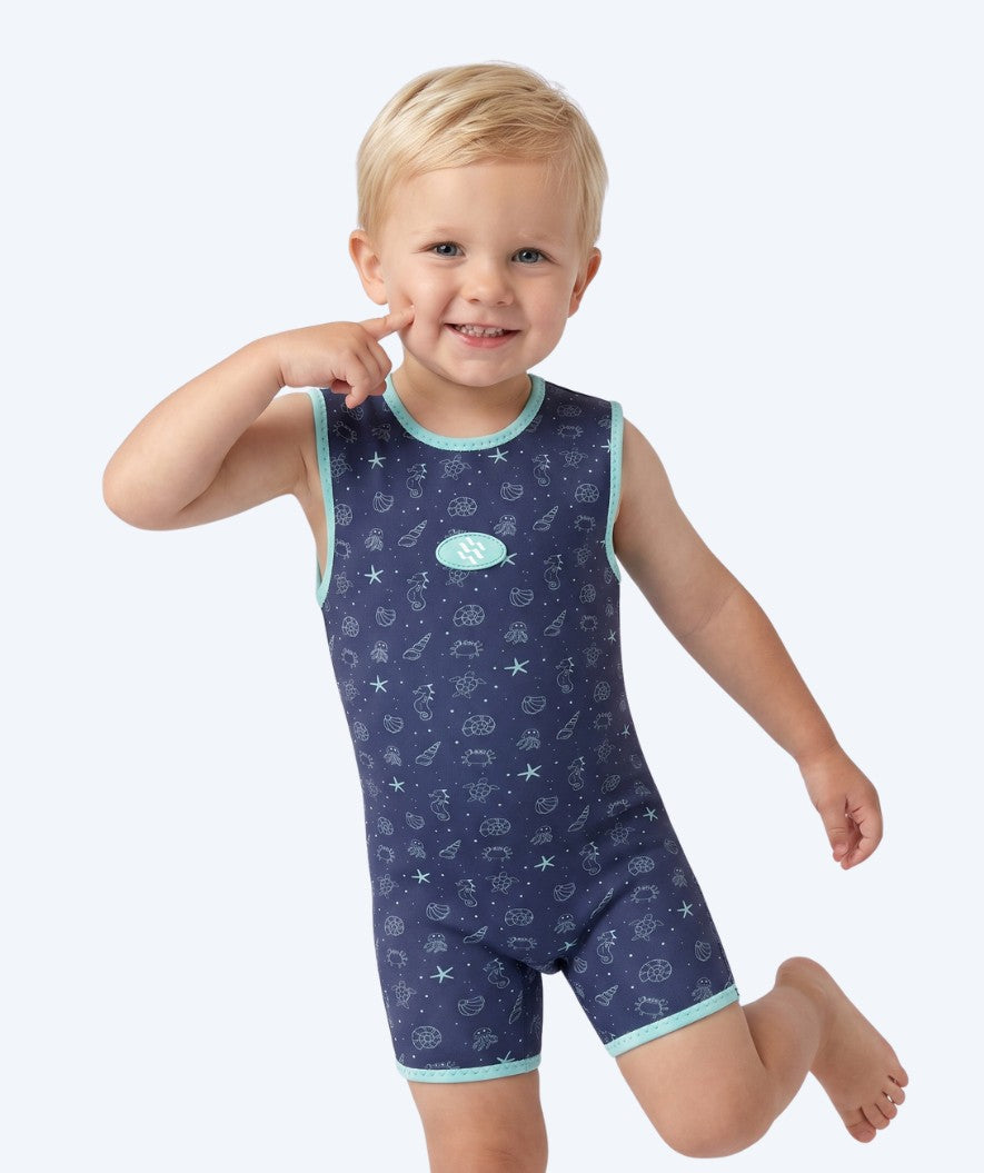 Watery wetsuit for kids - Baia Wrap - Atlantic Turquoise