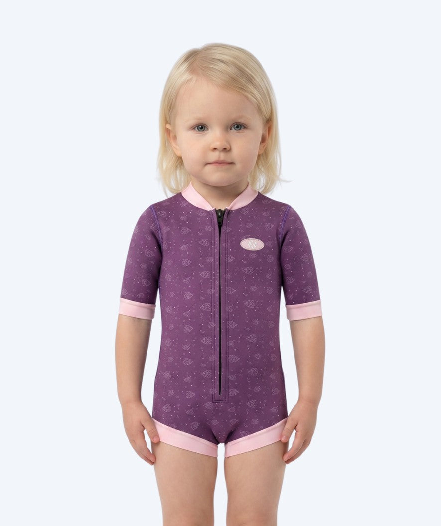 Watery wetsuit for kids - Baia Full-Body - Atlantic Purple