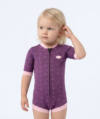 Watery wetsuit for kids - Baia Full-Body - Atlantic Purple
