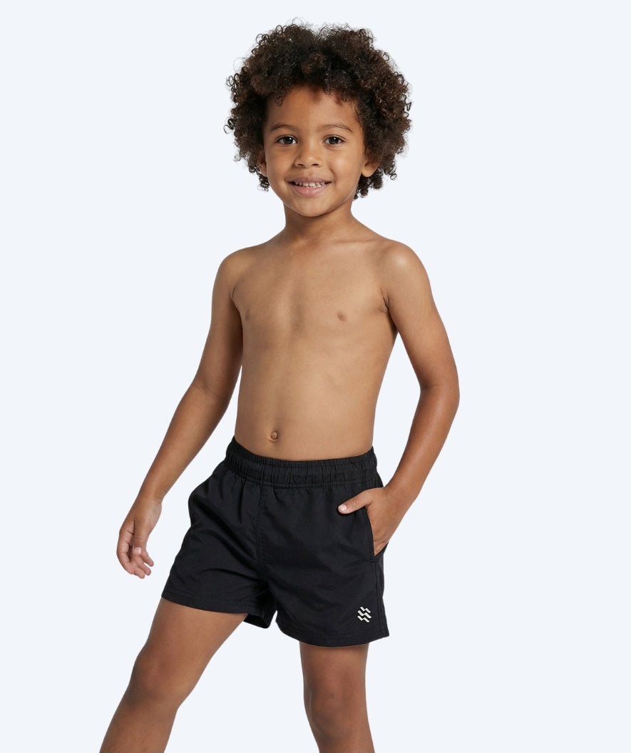 Watery swim shorts for boys - Waverly - Black