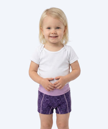 Watery swim nappies for kids - Thetis Youngster - Pink/purple