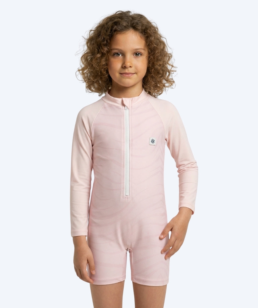 Watery UV-suit for kids - Fjord Long Sleeve Rashguard - Pink