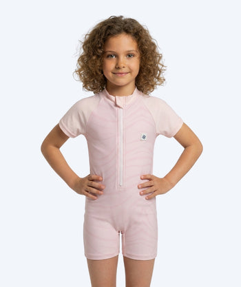 Watery UV-suit for children - Fjord Short Sleeve Rashguard - Pink