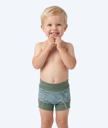 Watery swim nappies for kids - Neoprene Swim Nappy - Fjord Green