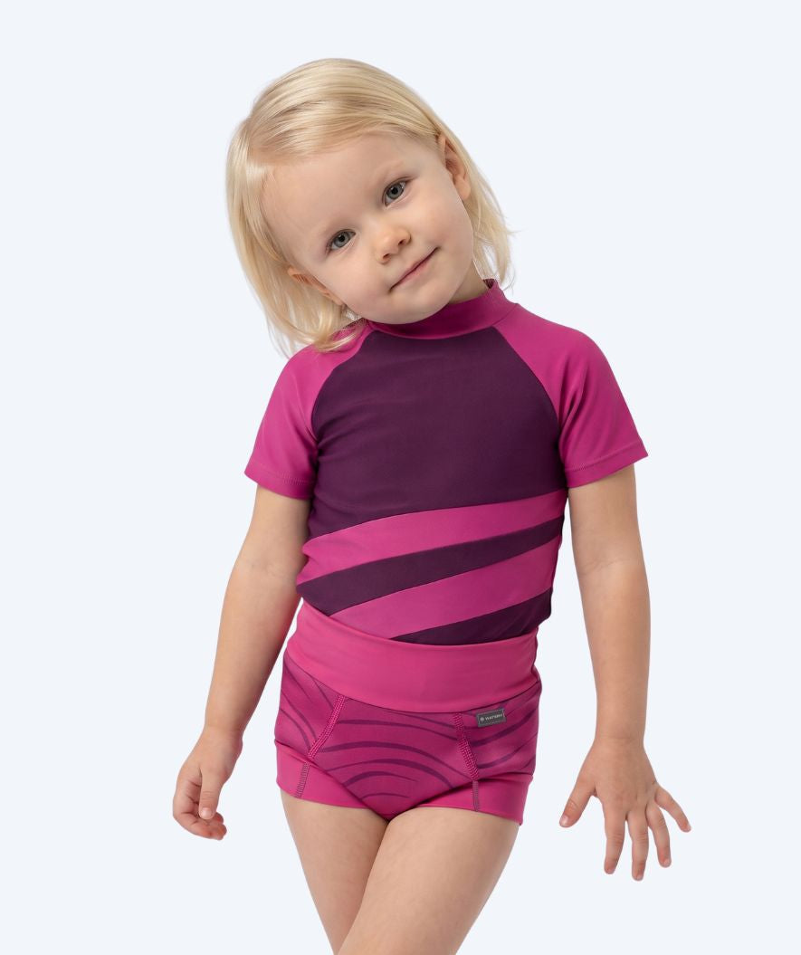 Watery swim nappies for kids - Neoprene Swim Nappy - Fjord Pink