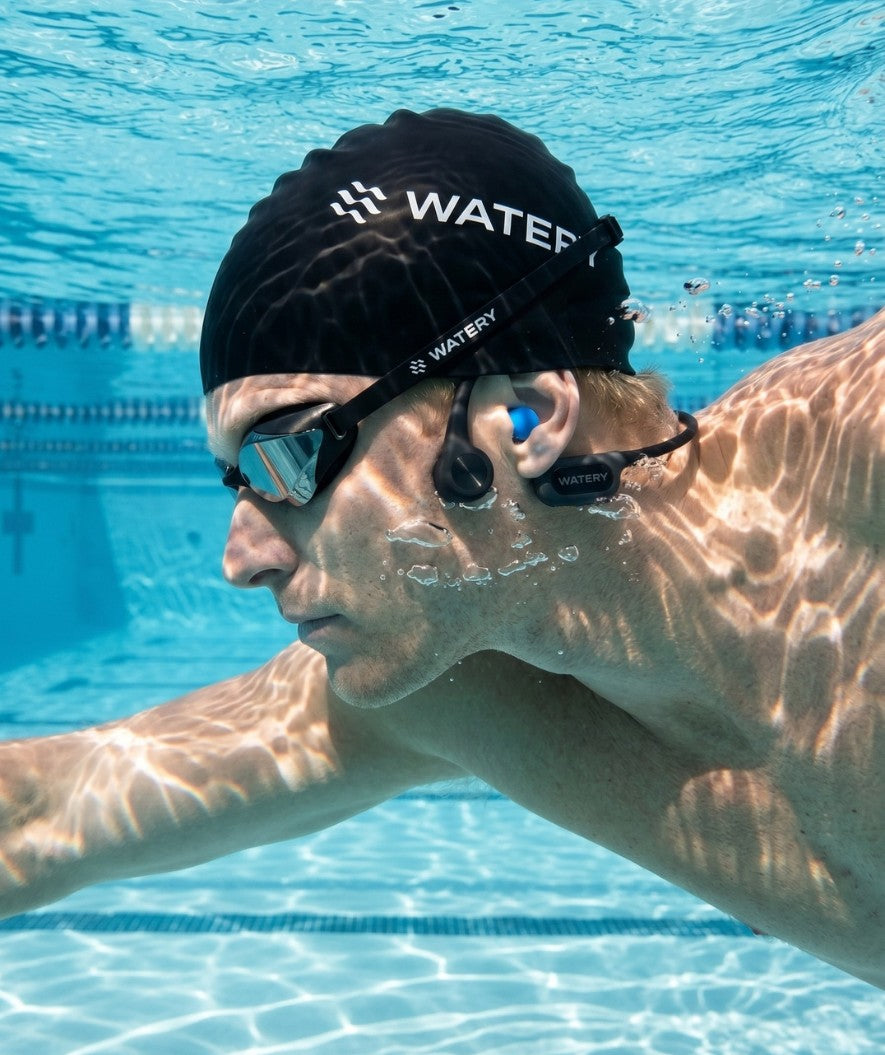 Watery waterproof headphones - S10 Aspire - Black