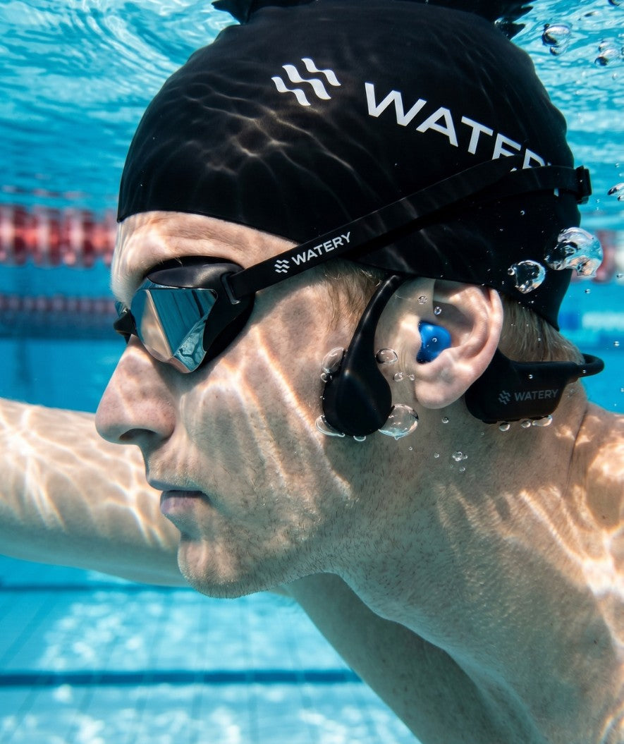 Watery waterproof headphones - S20 Vision - Black