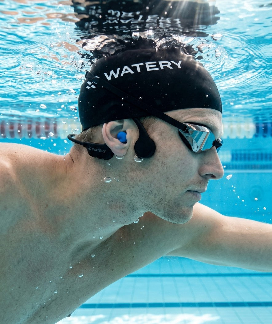 Watery waterproof headphones - S20 Vision - Black