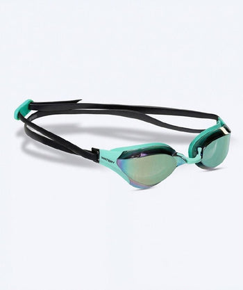 Watery Elite swimming goggles - Rattle Pro Mirror - Green/green