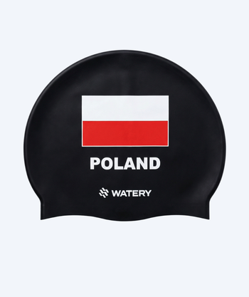 Watery swim cap - Poland - Black