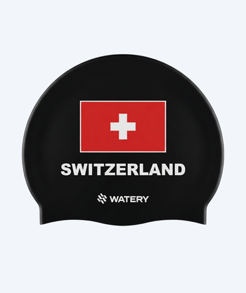 Watery swim cap - Switzerland - Black