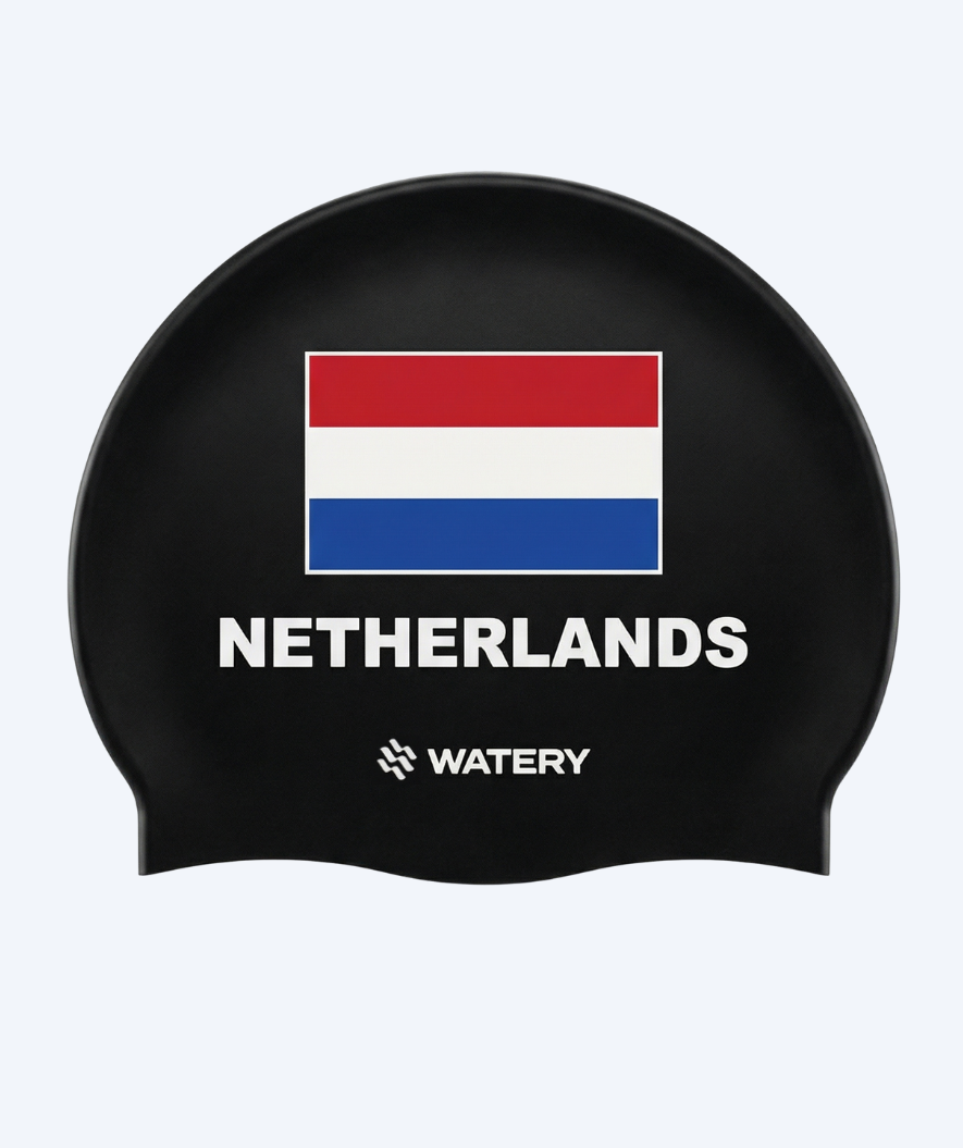 Watery swim cap - Netherlands - Black