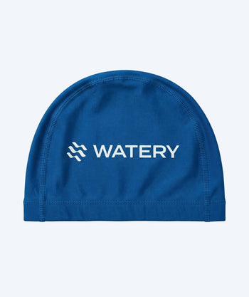 Watery swimming cap (from 10 years) - Signature Elastane - Blue