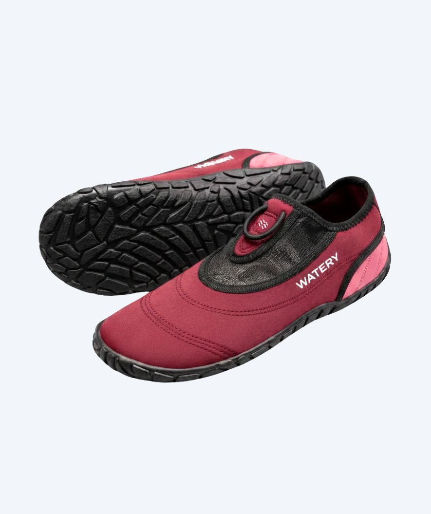 Watery water shoes for adults - Bridge High - Red/black