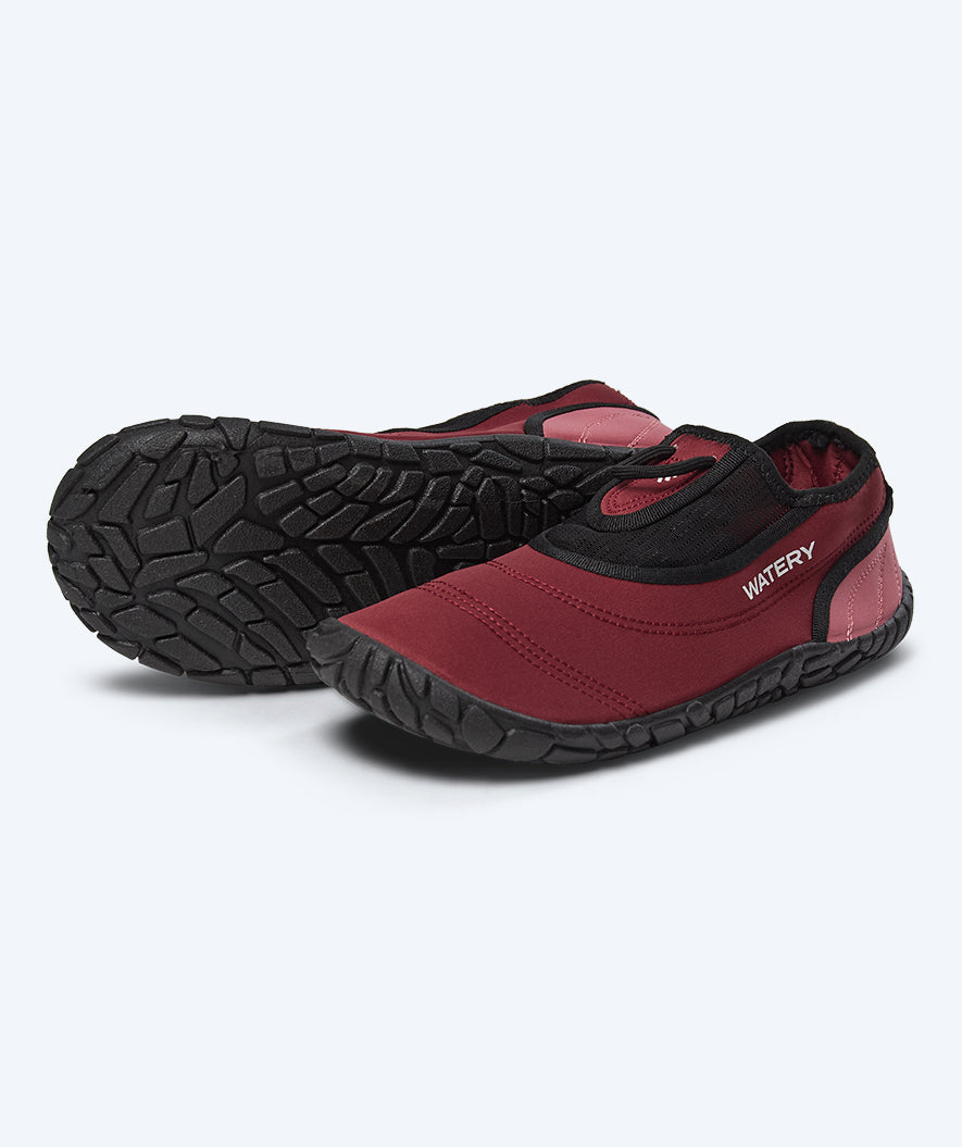 Watery water shoes for adults - Bridge High - Red/black