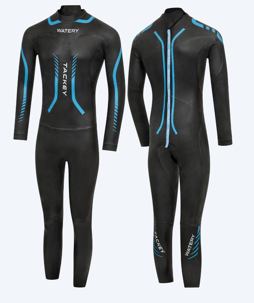 Watery wetsuit for men - Tackey Elite - Black/blue