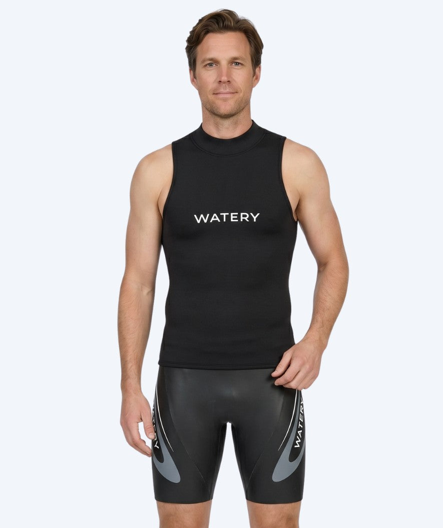 Watery neopren vest for men - Winterize - Black