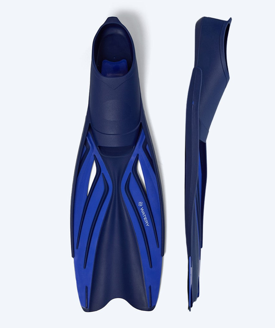 Watery diving fins for adults - Isle - Dark blue/black