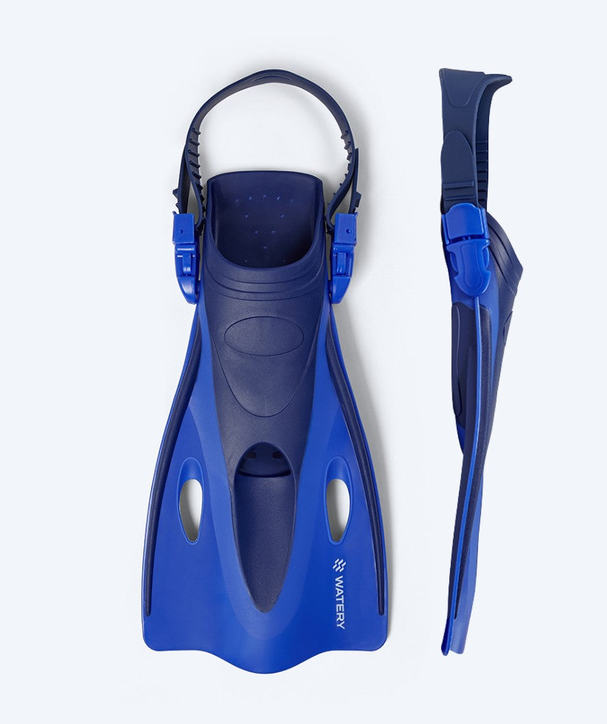 Watery diving fins for kids - Launch - Blue