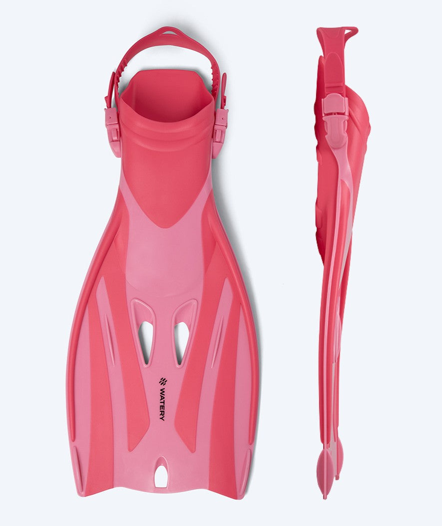 Watery diving fins for adults - Shack - Pink