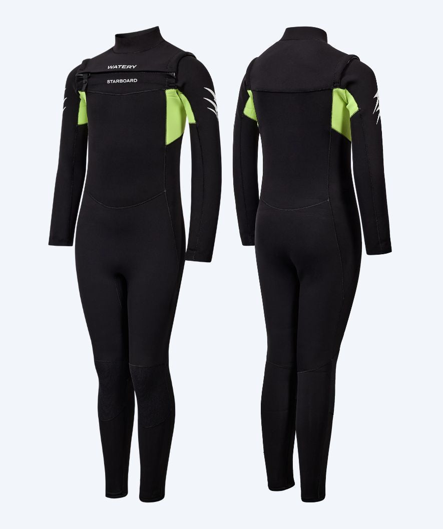 Watery wetsuit for kids - Starboard (3-2mm) - Black/Green