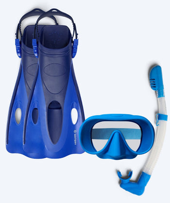Watery snorkel set for adults (from 15 years) - Launch/Alton - Blue