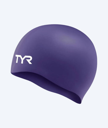 TYR swim cap - Silicone - Purple