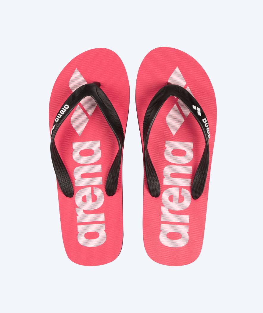 Arena flip flops for adults - Pink/black