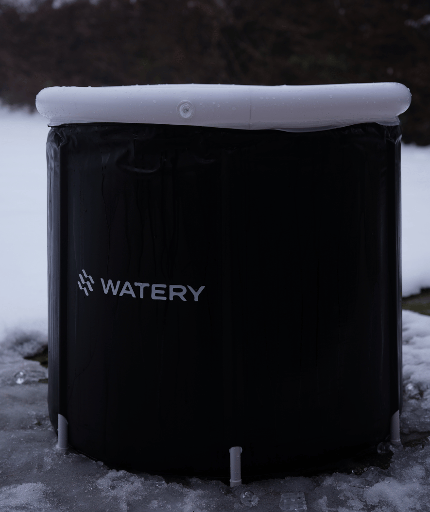 Watery inflatable cold plunge - Hero - Black