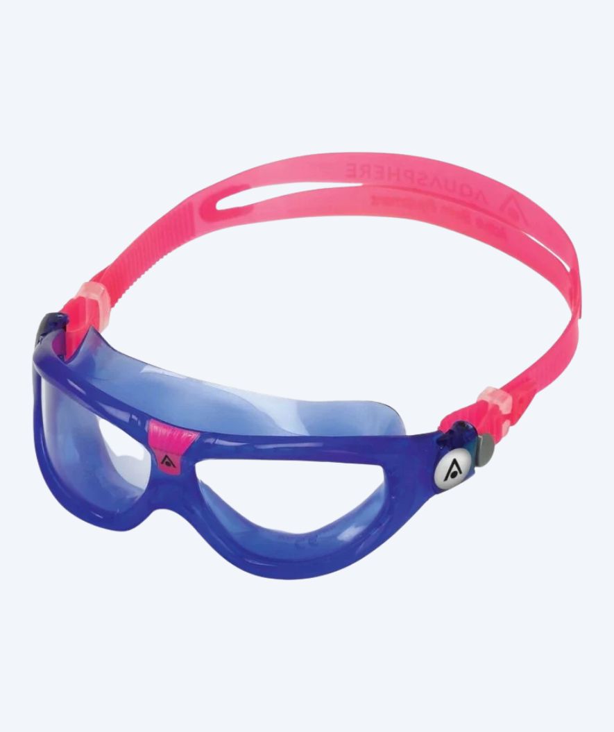 Aquasphere diving goggles for kids (3-10) - Seal 2 - Dark blue/Light Pink
