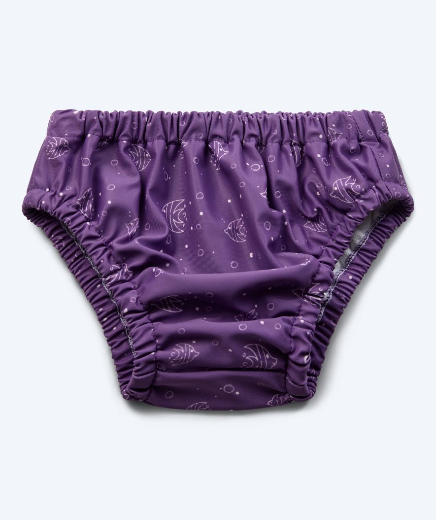 Watery swim nappies for kids - Foss Lining Nappy - Atlantic Purple