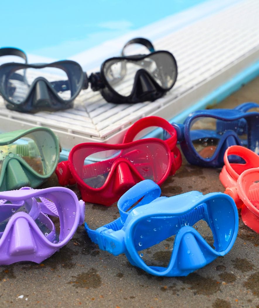 Watery diving mask for adults (from 12 years) - Cliff - Black