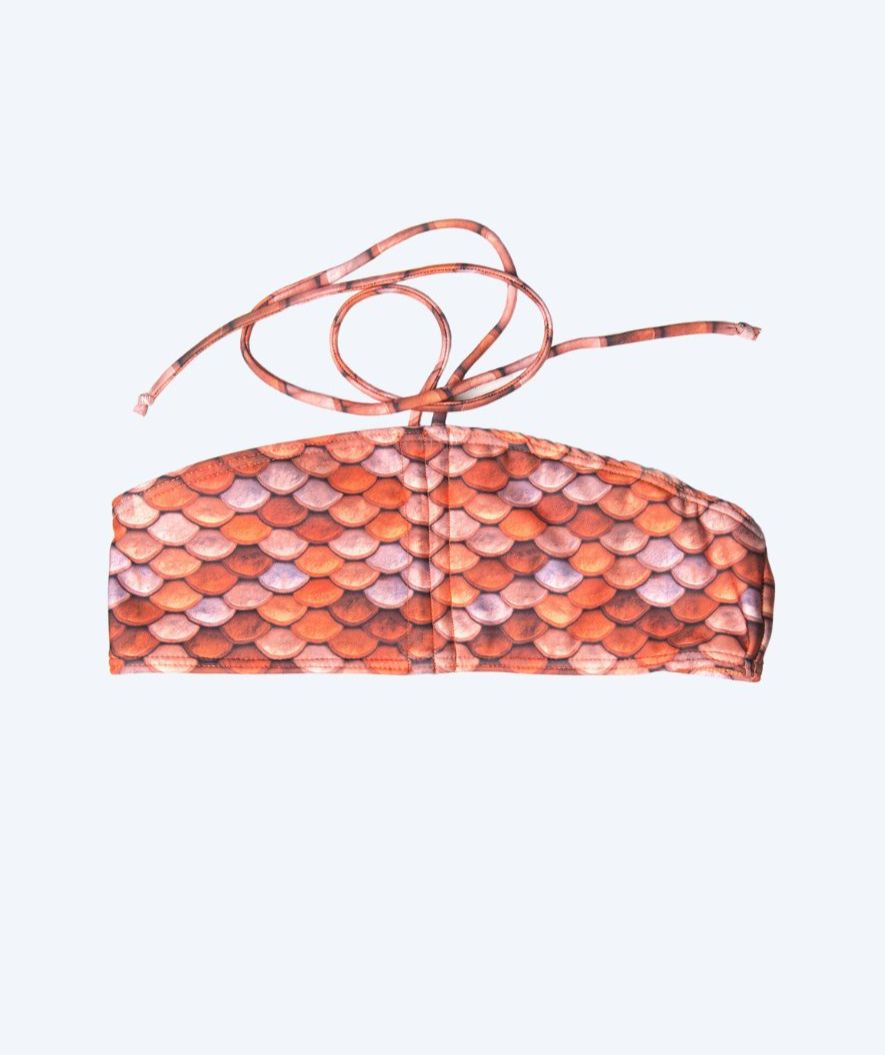 Kuaki Mermaids mermaid bikini top for girls - Orange