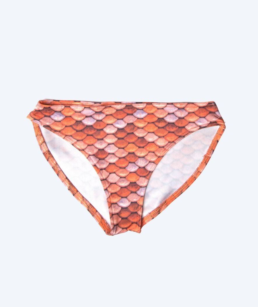 Kuaki Mermaids bikini bottom for girls - Orange