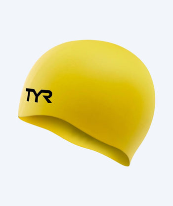 TYR swimming cap - Silicone - Yellow